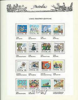 1966 À 1989 Complete Stamp Collection Dans Seven Seas Hingeless Album