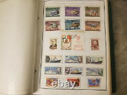 1978-85 600+ Russie Stamp Collection In Album Mh/used Stamps