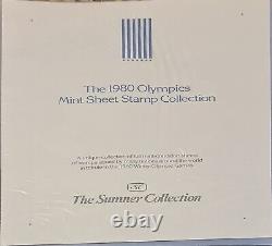 1980 Collection De Timbres De La Monnaie Olympique Incluant Le Canada, Les États-unis, La Russie Et La Chine
