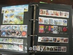 1983 -2009 Alderney Guernsey Collection Dans 2 Albums Decimal Fv £ 393