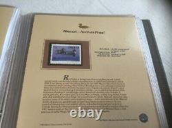1987 American's State Duck Timbre Collection 41 Timbres À La Menthe + Album De Fleetwood De L'aco