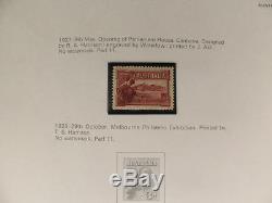 (2) Albums De Timbres Collecta Australia 1913-1980 Collection Mint & Used Lot