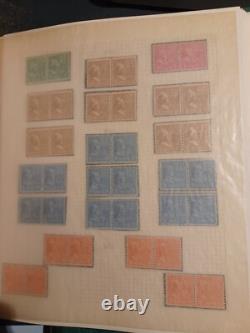 2 albums de timbres Elbe avec des timbres anciens, grand assortiment de parcs nationaux et autres