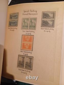 2 albums de timbres Elbe avec des timbres anciens, grand assortiment de parcs nationaux et autres