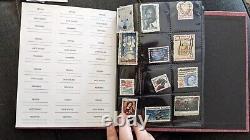 275 Timbres Dans Le Monde Collection Album, Comprend Rare 4¢ Lincoln & 3¢ Liberté