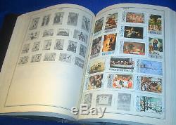 3 Big Livres Albums World Standard Timbre Collection H E Harris Beaucoup De Nombreux Timbres