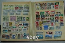 32 pages collections de timbres album lots Vintage Rare Classic Antique Authentique