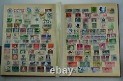 32 pages collections de timbres album lots Vintage Rare Classic Antique Authentique