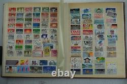 32 pages collections de timbres album lots Vintage Rare Classic Antique Authentique