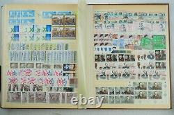 32 pages collections de timbres album lots Vintage Rare Classic Antique Authentique