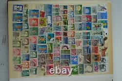 32 pages collections de timbres album lots Vintage Rare Classic Antique Authentique