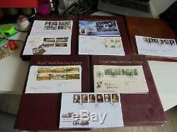 367 First Day Covers Large Collection 5 Albums