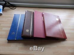 (3767) Collection De Timbres Du Commonwealth M & U In 4 Stock Albums