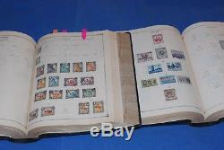 4 Volume 1840-1959 Scott International Blue Stamp Album De Collection A-z Nice