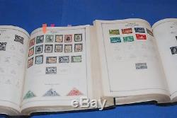 4 Volume 1840-1959 Scott International Blue Stamp Album De Collection A-z Nice
