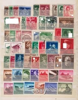 #47 Allemagne et régions occupations du Reich Première et Seconde Guerre mondiale album vintage collection de choix