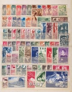 #47 Allemagne et régions occupations du Reich Première et Seconde Guerre mondiale album vintage collection de choix