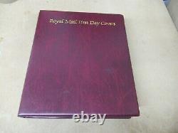 6 Albums Royal Mail Avec Collection De Couvertures De Premier Jour De GB (100s)