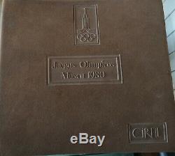 74 Timbres Album Collection Juegos Olimpicos Moscú 1980