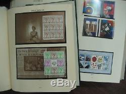 8 Albums Collection De Timbres Commémoratifs Définitifs 1971-2015 Mnh Fv 3500 £.