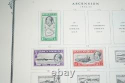 AFRIQUE BRITANNIQUE 1860s-1960s COLLECTION DE PLUS DE 2000 TIMBRES NEUFS ET USAGÉS ALBUM SCOTT