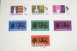 AFRIQUE BRITANNIQUE 1860s-1960s COLLECTION DE PLUS DE 2000 TIMBRES NEUFS ET USAGÉS ALBUM SCOTT