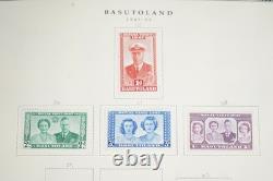 AFRIQUE BRITANNIQUE 1860s-1960s COLLECTION DE PLUS DE 2000 TIMBRES NEUFS ET USAGÉS ALBUM SCOTT