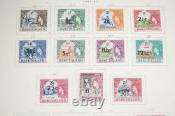 AFRIQUE BRITANNIQUE 1860s-1960s COLLECTION DE PLUS DE 2000 TIMBRES NEUFS ET USAGÉS ALBUM SCOTT