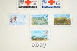 AFRIQUE BRITANNIQUE 1860s-1960s COLLECTION DE PLUS DE 2000 TIMBRES NEUFS ET USAGÉS ALBUM SCOTT