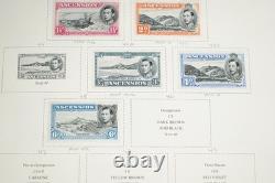 AFRIQUE BRITANNIQUE ANNÉES 1860-1960 COLLECTION DE PLUS DE 2000 TIMBRES NEUFS ET OBLITÉRÉS ALBUM SCOTT
