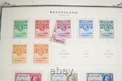 AFRIQUE BRITANNIQUE ANNÉES 1860-1960 COLLECTION DE PLUS DE 2000 TIMBRES NEUFS ET OBLITÉRÉS ALBUM SCOTT