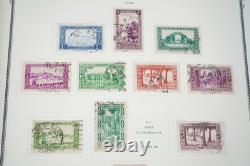 AFRIQUE FRANÇAISE ANNÉES 1890-1950 COLLECTION DE PLUS DE 750 TIMBRES NEUFS ET OBLITÉRÉS DANS UN ALBUM SCOTT