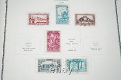 AFRIQUE FRANÇAISE ANNÉES 1890-1950 COLLECTION DE PLUS DE 750 TIMBRES NEUFS ET OBLITÉRÉS DANS UN ALBUM SCOTT
