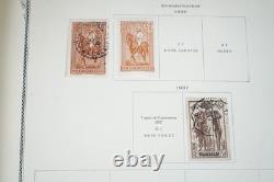 AFRIQUE FRANÇAISE ANNÉES 1900-1940 COLLECTION DE PLUS DE 800 TIMBRES NEUFS ET OBLITÉRÉS DANS UN ALBUM SCOTT