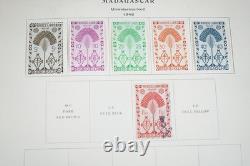 AFRIQUE FRANÇAISE ANNÉES 1900-1940 COLLECTION DE PLUS DE 800 TIMBRES NEUFS ET OBLITÉRÉS DANS UN ALBUM SCOTT