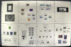 ALBUM DE COLLECTION DE TIMBRES DE LA RPC 1985-1997 environ 535 Timbres 170 pages Mélange Neuf Usagé