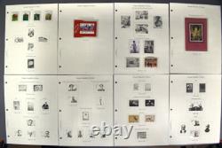 ALBUM DE COLLECTION DE TIMBRES DE LA RPC 1985-1997 environ 535 Timbres 170 pages Mélange Neuf Usagé