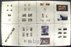 ALBUM DE COLLECTION DE TIMBRES DE LA RPC 1985-1997 environ 535 Timbres 170 pages Mélange Neuf Usagé