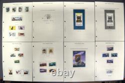 ALBUM DE COLLECTION DE TIMBRES DE LA RPC 1985-1997 environ 535 Timbres 170 pages Mélange Neuf Usagé