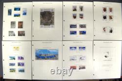 ALBUM DE COLLECTION DE TIMBRES DE LA RPC 1985-1997 environ 535 Timbres 170 pages Mélange Neuf Usagé