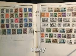 ALBUM DE TIMBRES HARRIS PAGES MONDIALES D-G avec DES CENTAINES de Timbres