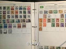 ALBUM DE TIMBRES HARRIS PAGES MONDIALES D-G avec DES CENTAINES de Timbres