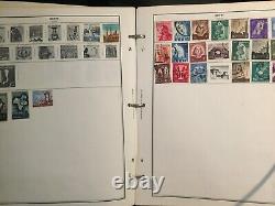 ALBUM DE TIMBRES HARRIS PAGES MONDIALES D-G avec DES CENTAINES de Timbres