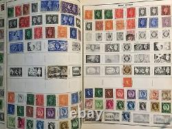 ALBUM DE TIMBRES HARRIS PAGES MONDIALES D-G avec DES CENTAINES de Timbres