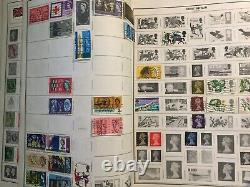 ALBUM DE TIMBRES HARRIS PAGES MONDIALES D-G avec DES CENTAINES de Timbres