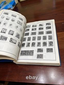 ALBUM DE TIMBRES MONDIAUX VINTAGE 1966 AMBASSADEUR CHARGÉ DE MILLIERS DE TIMBRES, HARRIS