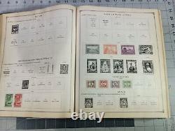 ALBUM DE TIMBRES-POSTE INTERNATIONAL ANTIQUE 1935 Édition Junior Scott Stamp &