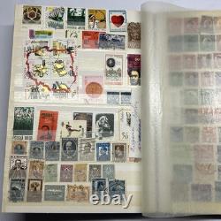 ALBUM DU COMMONWEALTH BRITANNIQUE 1935 1980 MNH PARFAIT + COLLECTION DE 1000 TIMBRES - Bon