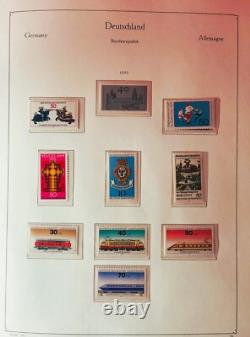 ALBUM KABE sans charnière MNH de l'Allemagne et de Berlin ! Collection précieuse 1975-1985