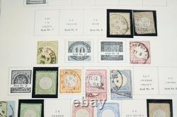 ALLEMAGNE 1860-1940 COLLECTION DE PLUS DE 2 000 TIMBRES NEUFS ET USAGÉS DANS UN ALBUM SCOTT